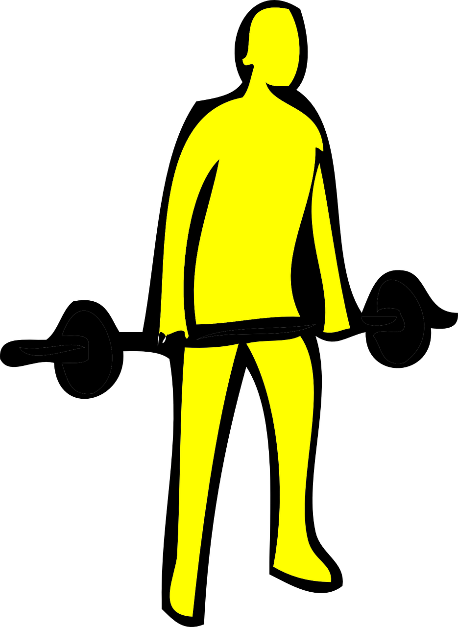 Weightlifter Weightlifting Fitness - Drawing Of A Person Lifting Weights (935x1280)