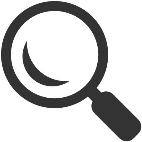 Free Png Download Cartoon Search N Clipart Png Photo - Search Icon Png (480x480)