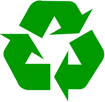 We Are Able To Save 150,000 Tons Of Carbon Dioxide - Recycle Symbol (360x351)
