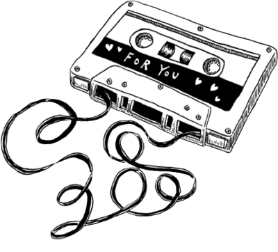 Mixtape Psd Vector Images Vectorhqcom - Perks Of Being A Wallflower Cassette Tape (400x362)