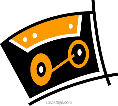 Cassette Tapes Royalty Free Vector Clip Art Illustration - Cassette Tapes Royalty Free Vector Clip Art Illustration (480x433)