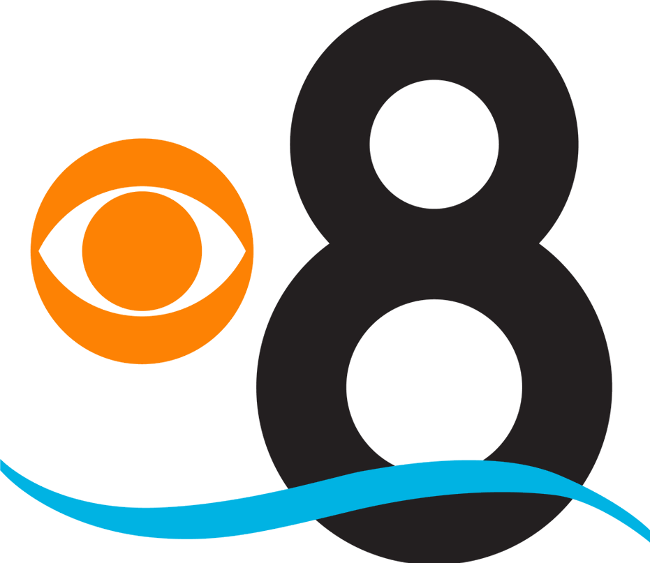 Thank You To Our Media Partners - Channel 8 San Diego Logo (931x807)
