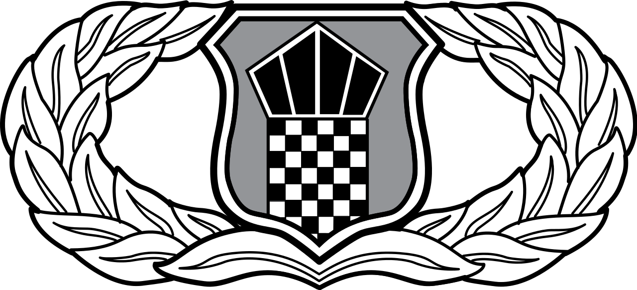 United States Air Force Air Traffic Control Badge - Air Force Atc Badge (1280x582)