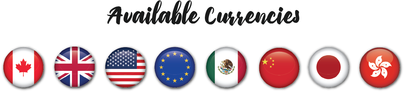 Olympia Trust Fx Atm Available Currencies - Canada (1389x429)