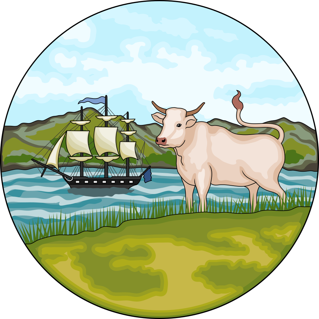 Badge Of The Falkland Islands - Illustration (1024x1024)