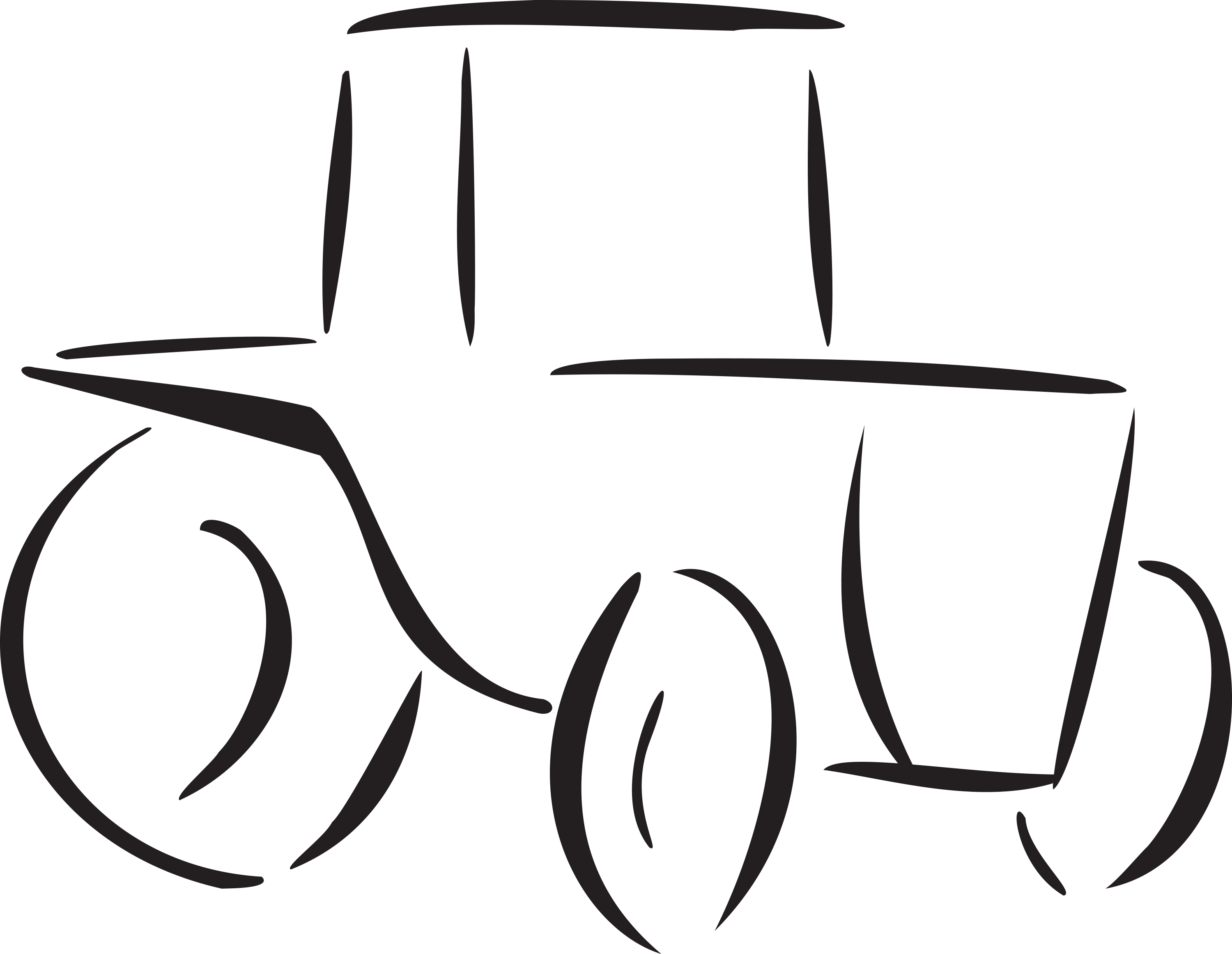 Pasture Rangeland Forage - Line Art (3000x2323)