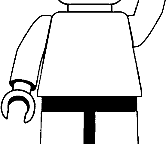 Lego Man Black And White - Lego Man Black And White (640x480)