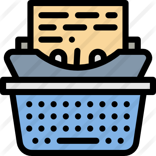Typewriter Free Icon - Zhk Rodniki (512x512)