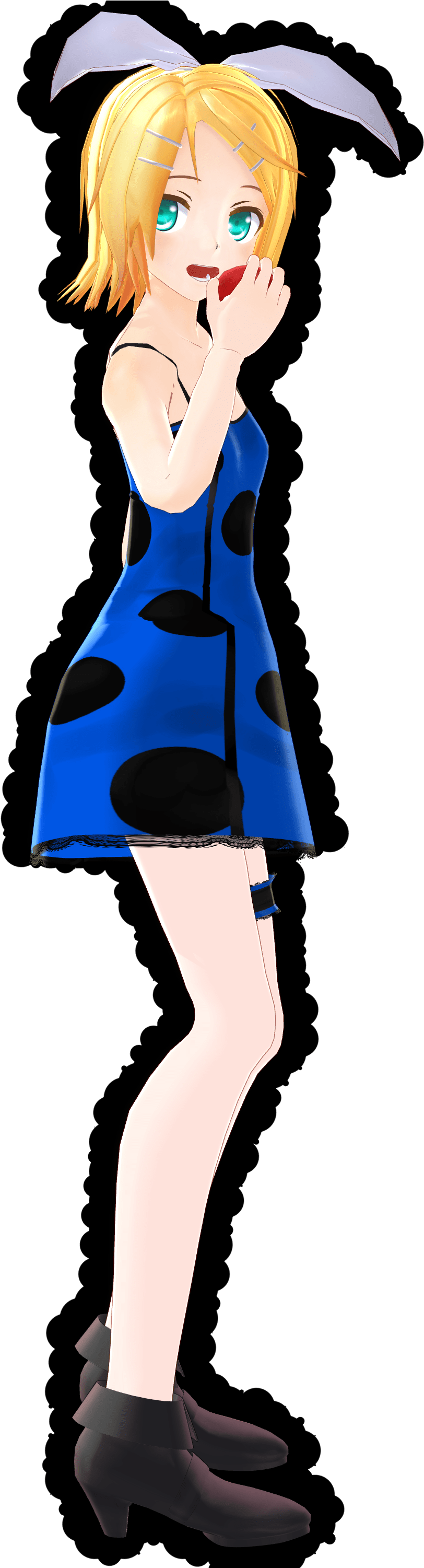 Kagamine Rin Romeo And Cinderella - Ula Rin Kagamine Model (3000x3000)