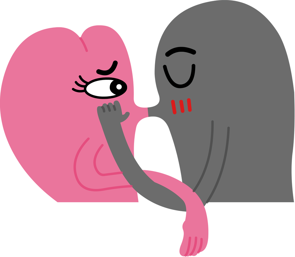 Romeo And Anna's One Last Kiss By Huangislandofficial - Cartoon (957x835)