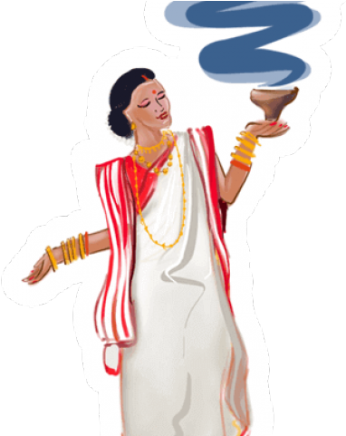 Bengal Clipart Dhunuchi Naach - Illustration (640x480)