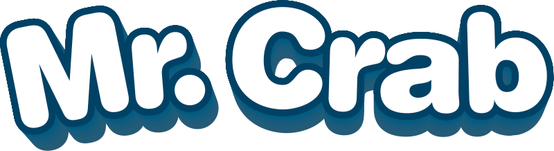 Crab On His Greatest Adventure - Mr Crab Logo (800x218)