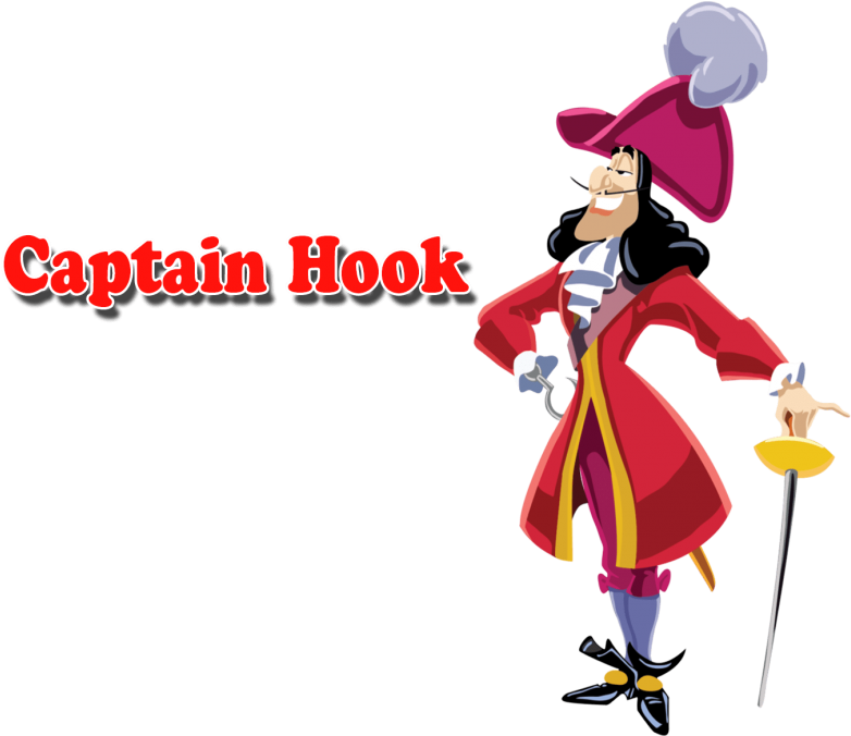 Free Png Download Captain Hook Clipart Png Photo Png - Captain Hook Png (850x695)