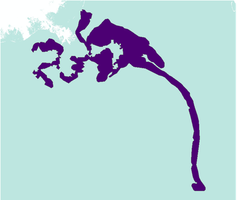 Deepwater Horizon Gulf Of Mexico Oil Spill Trajectory - Illustration (612x406)