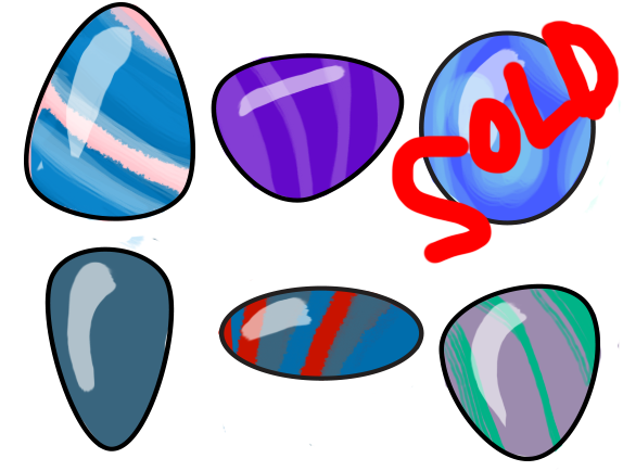 $1 Lapis Gems 6/6 By Avalonjohnsonart - $1 Lapis Gems 6/6 By Avalonjohnsonart (604x521)