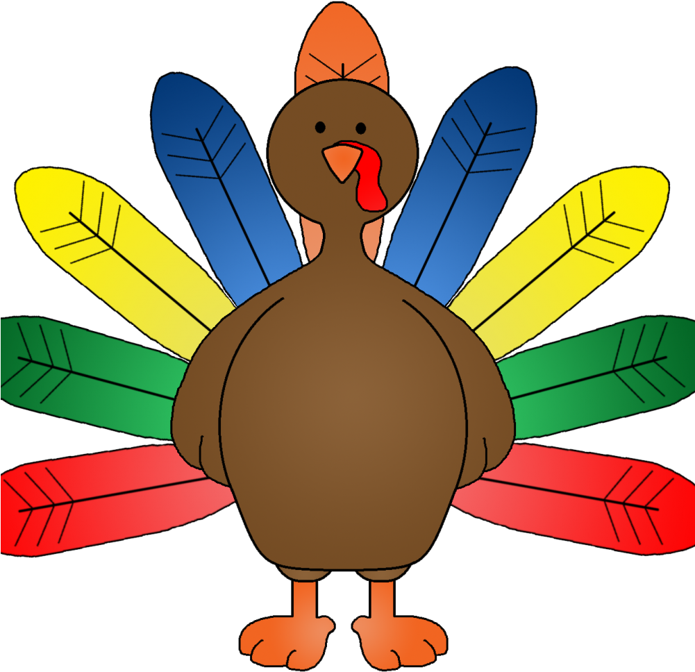 Turkey Clip Art With - Turkeys Clip Art (1000x1000)