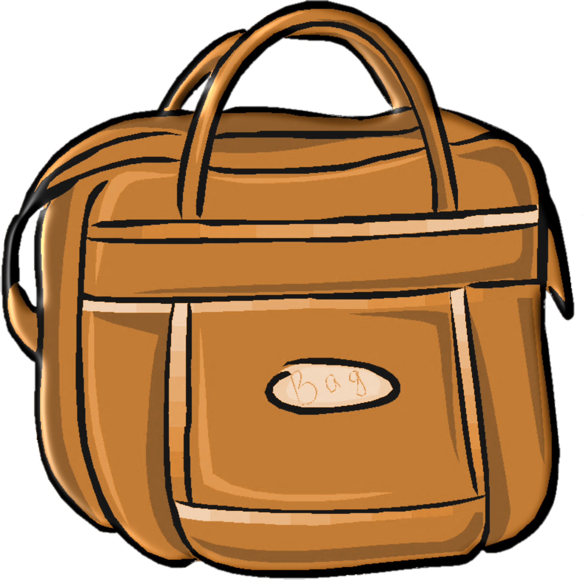 Download and share clipart about Ladies Bag, Object, Graphic, Brown, Bag, H...
