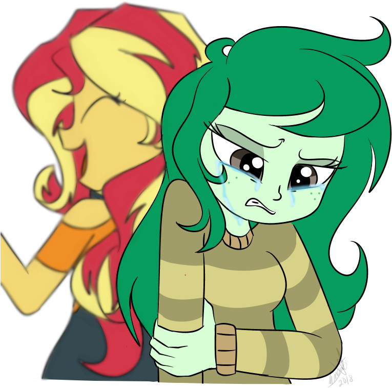 Clip Art Free Blush Drawing Friend Reference - Wallflower Blush X Sunset Shimmer (800x900)