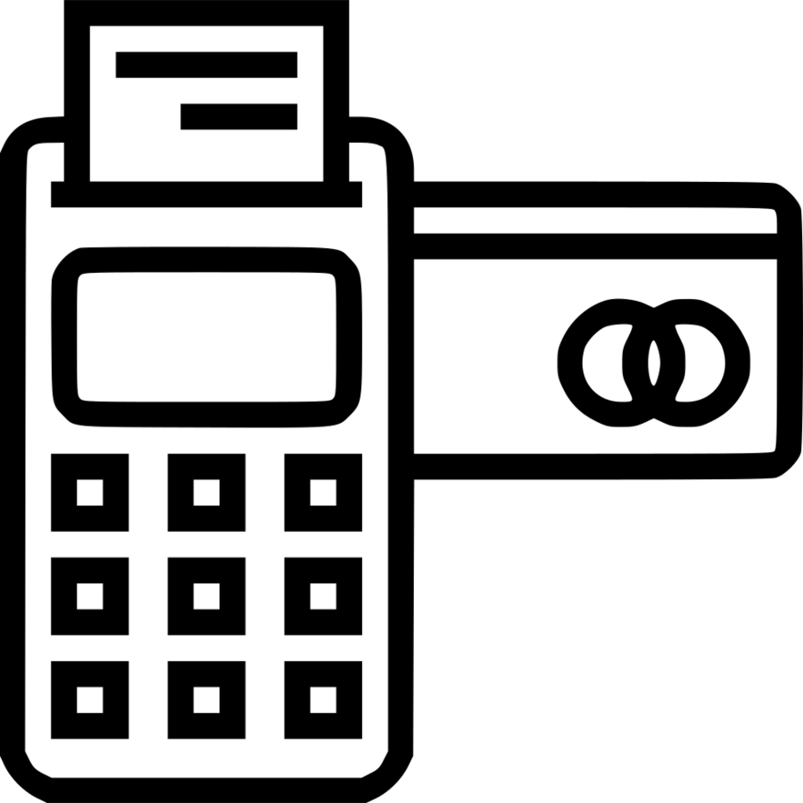 Credit Card Machine Icon Clipart Credit Card Computer - Credit Card Machine Icon (900x900)