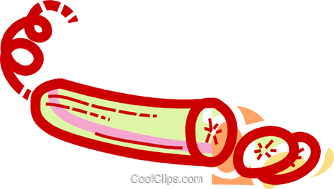 Cucumbers Royalty Free Vector Clip Art Illustration - Cucumbers Royalty Free Vector Clip Art Illustration (480x272)