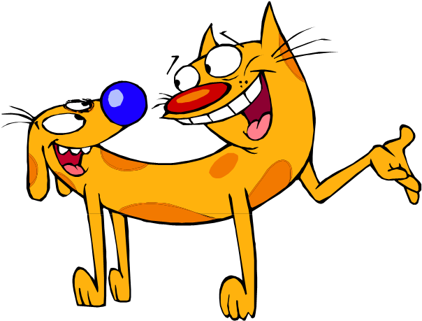 Download High Quality Royalty Free Cat And Dog Cartoon - Cat And Dog Cartoon (625x625)