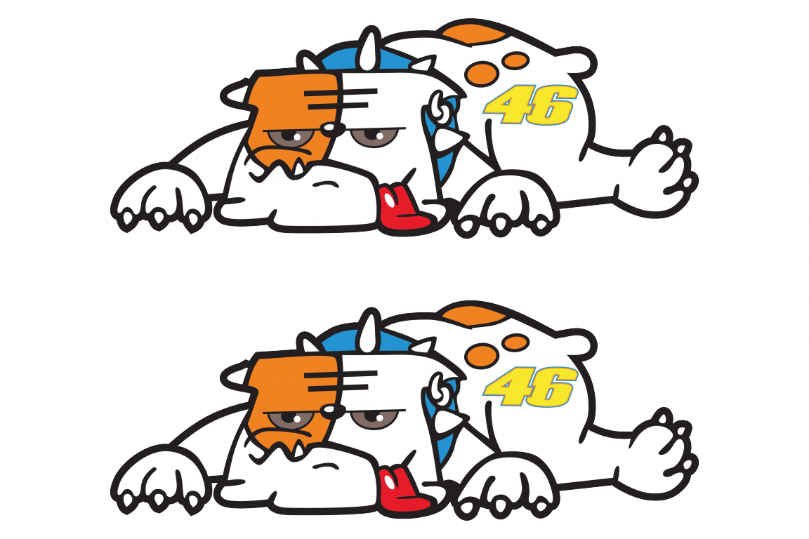 Valentino Rossi Dog - Logo Valentino Rossi The Doctor (1152x768)