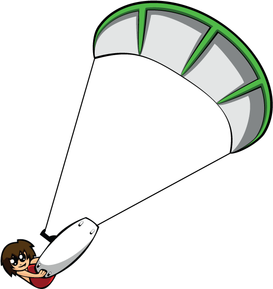 Alt Text - Kitesurf Clipart (600x600)