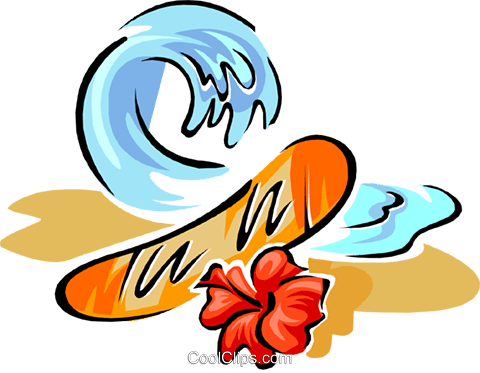 Surf Design Royalty Free Vector Clip Art Illustration - Surf Design Royalty Free Vector Clip Art Illustration (480x373)