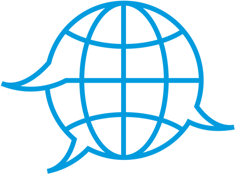 The International Congress Of Youth Voices - Draw Hand With Globe (500x375)