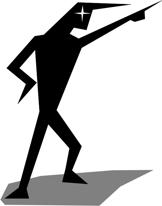 Man, Do It, Bujung Clip Art - Person Pointing Clip Art (566x800)