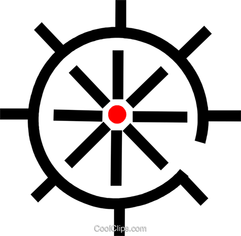 Ship's Helm Royalty Free Vector Clip Art Illustration - Practical Money Skills Logo (480x470)