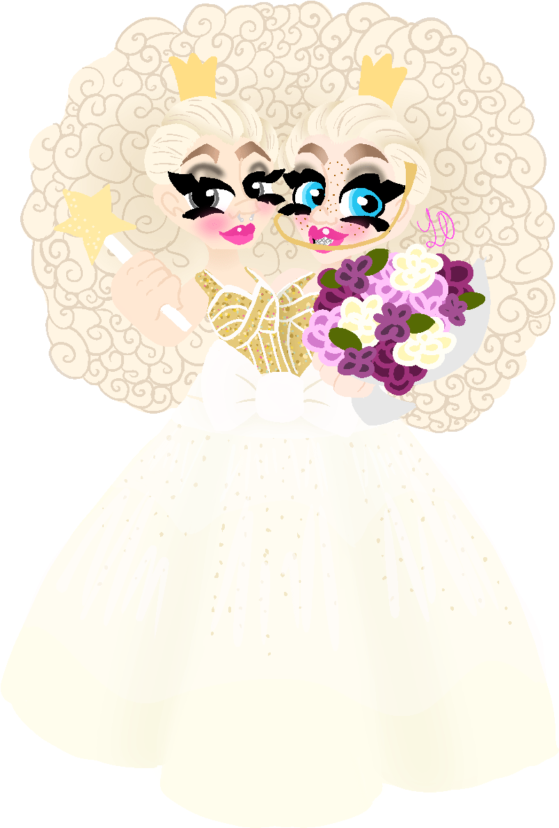 Conjoined Pageant Girls Colored Ver - Illustration (960x1280)