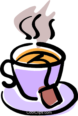 Teacup Royalty Free Vector Clip Art Illustration - Teetasse Clipart (323x480)