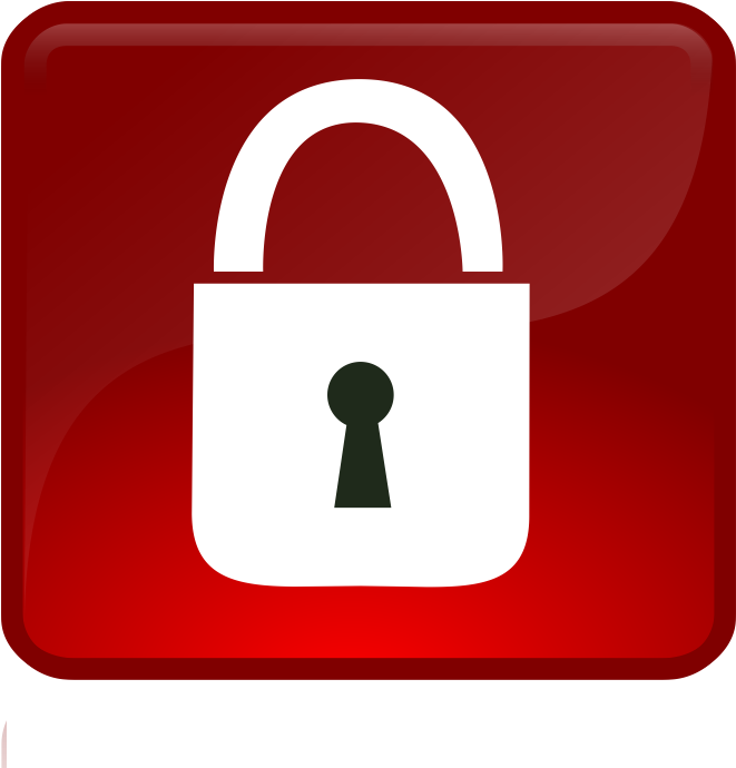 Clipart - Closed Lock - Free Clip Art Lock (800x800)