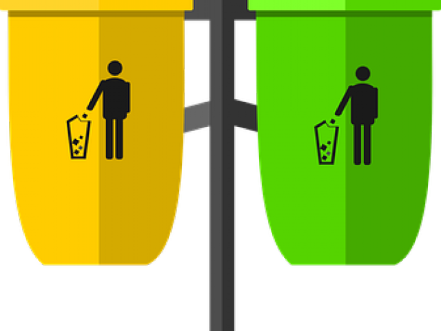 Tempat Sampah Organik Dan Anorganik Kartun (640x480)