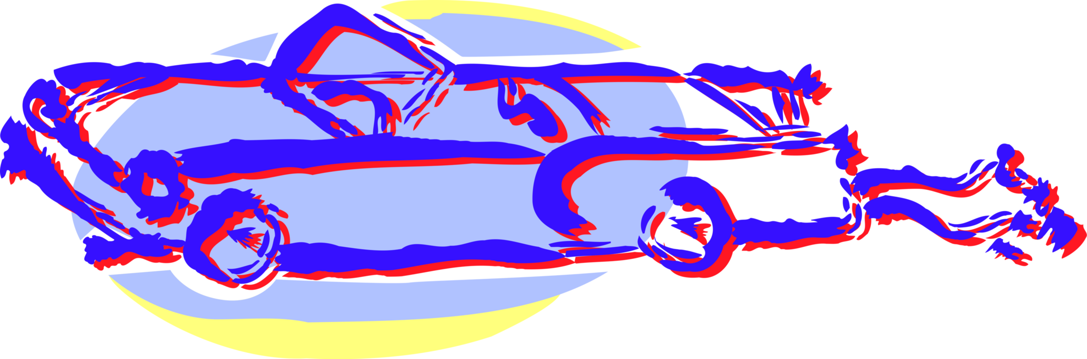 Vector Illustration Of Just Married Newlyweds Leave - Vector Illustration Of Just Married Newlyweds Leave (2115x700)