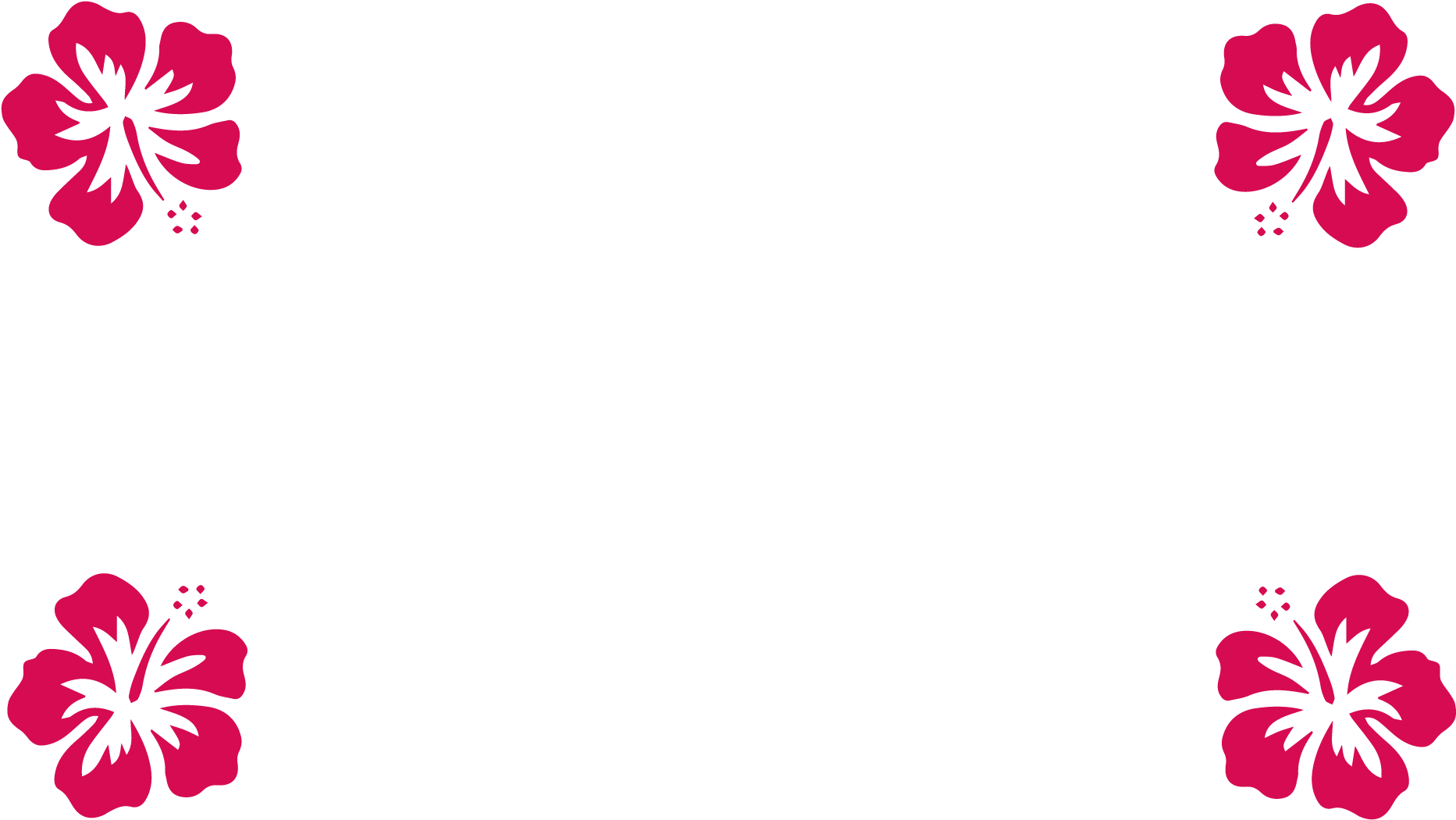 Calilogonooutline Flowerframe Californialogo - Hawaiian Hibiscus (1920x1080)