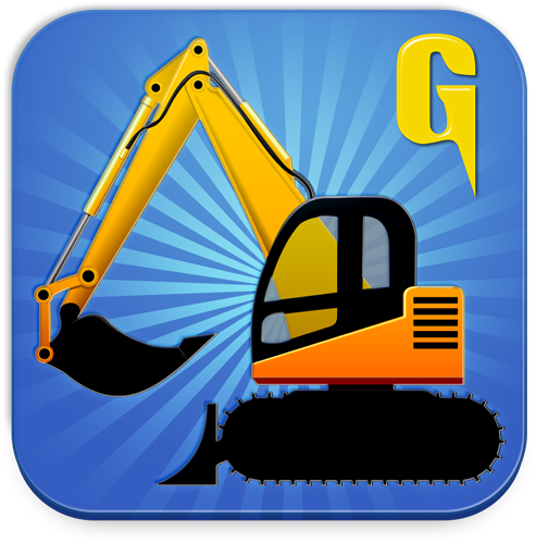 Heavy Excavator Simulator 3d Fun Challenging Game For - Clipart Bagger (512x512)