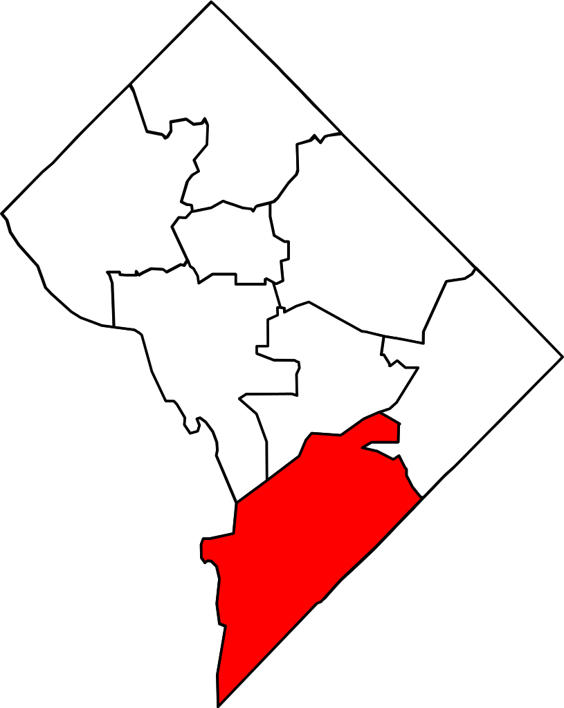 Map Of Washington, D - Ward 6 (815x1024)