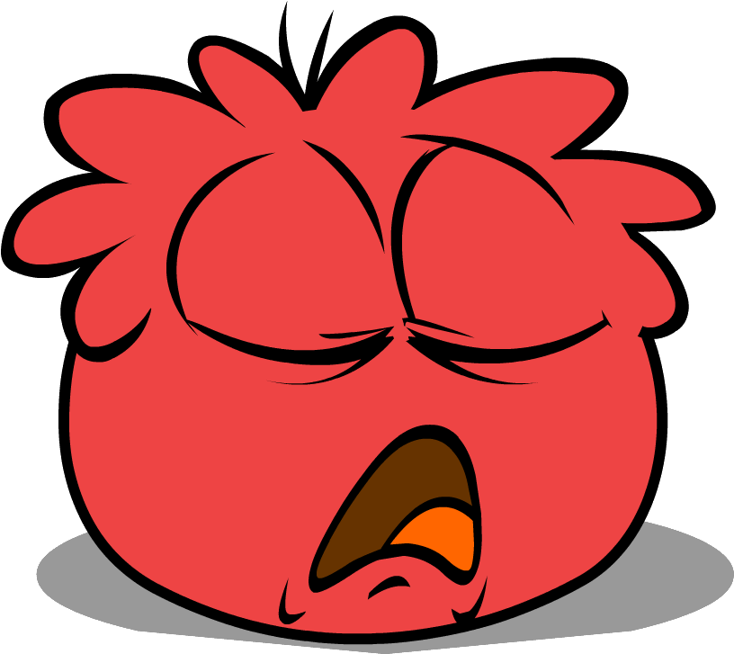 Elephant Clipart Red - Club Penguin Puffles Negro (869x750)