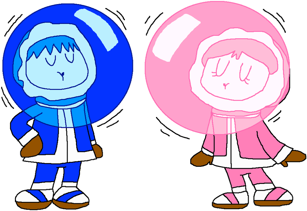 Bubble Gum Popo And Nana By Pokegirlrules - Nana Popo Deviantart (1024x717)