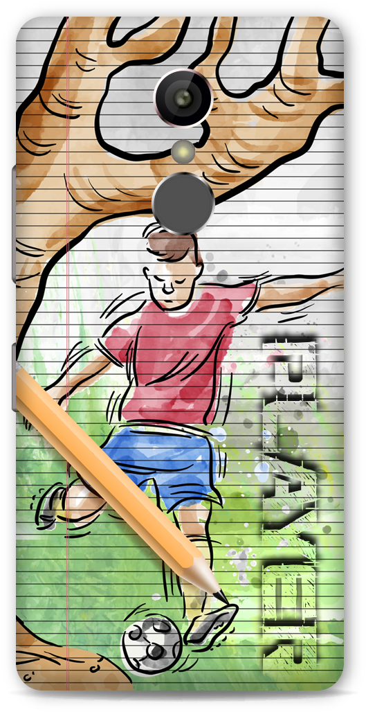 Designer Hard-plastic Phone Cover From Print Opera - Football Player (600x1050)