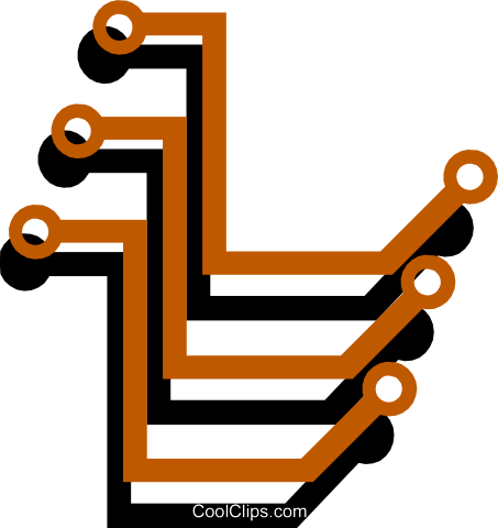 Circuit Boards Royalty Free Vector Clip Art Illustration - Circuit Boards Royalty Free Vector Clip Art Illustration (453x480)