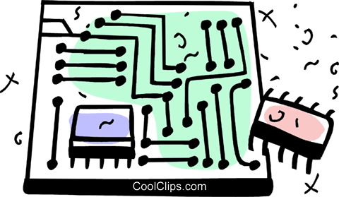 Circuit Boards Royalty Free Vector Clip Art Illustration - Circuit Boards Royalty Free Vector Clip Art Illustration (480x279)