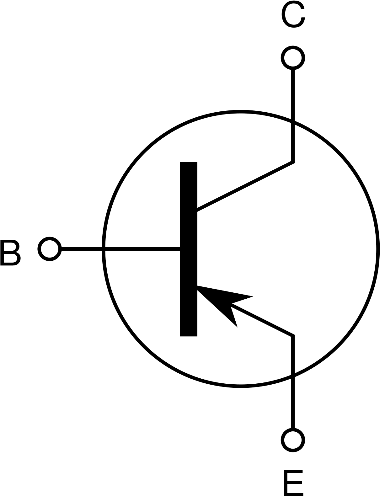 Filetranzystor Pnp Symbolsvg Wikimedia Commons - Tranzystor Npn Symbol (2000x2000)