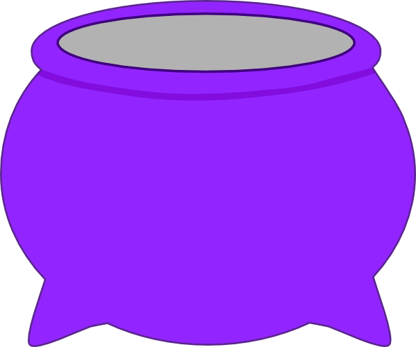 Purple Pot Clip Art At Clkercom Vector Online Royalty - Purple Pot Clipart (600x501)