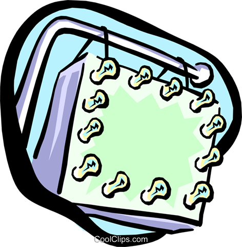 Neon Sign Royalty Free Vector Clip Art Illustration - Neon Sign Royalty Free Vector Clip Art Illustration (472x480)