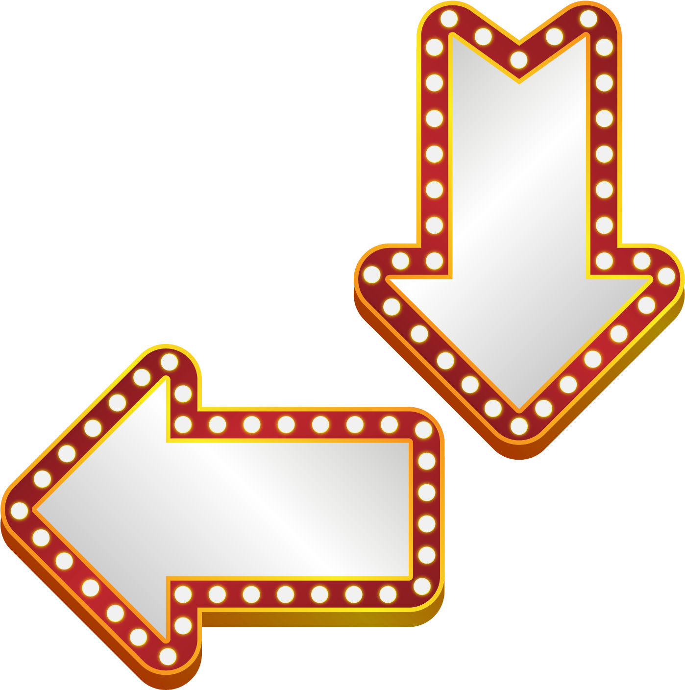 1500 X 1500 3 - Neon Arrow Sign Transparent (1500x1500)