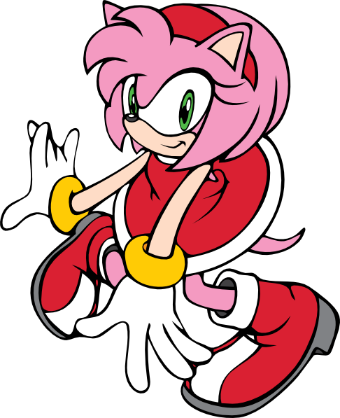Sonic Adventure Amy Png (486x597)