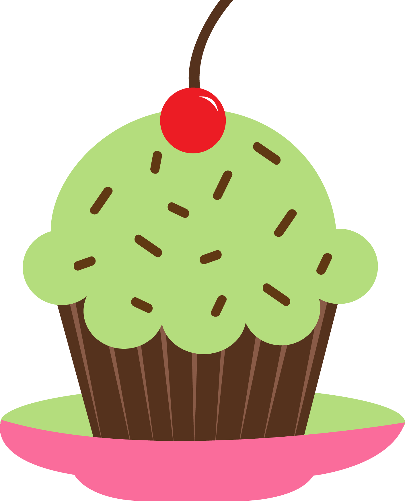 Cupcake Clipart Free Download - Cupcake Minus (1412x1744)